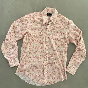 70s Western Button Front Champion Western Wear